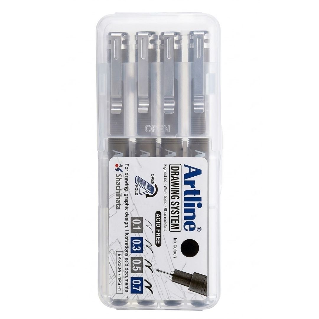 Rapidógrafo Artline Set x 4