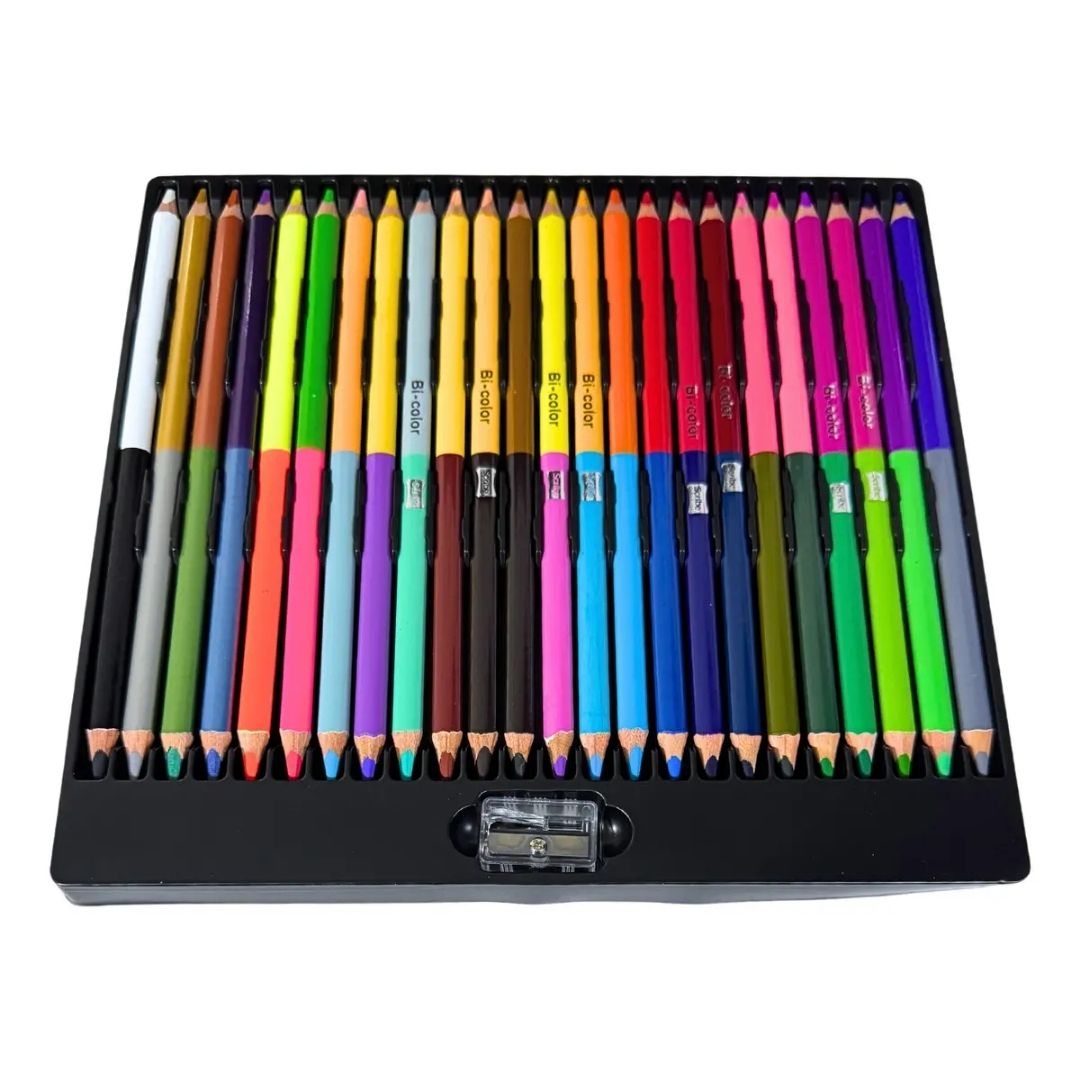 Colores Scribe Doble Punta 24 Unidades (48 Colores)