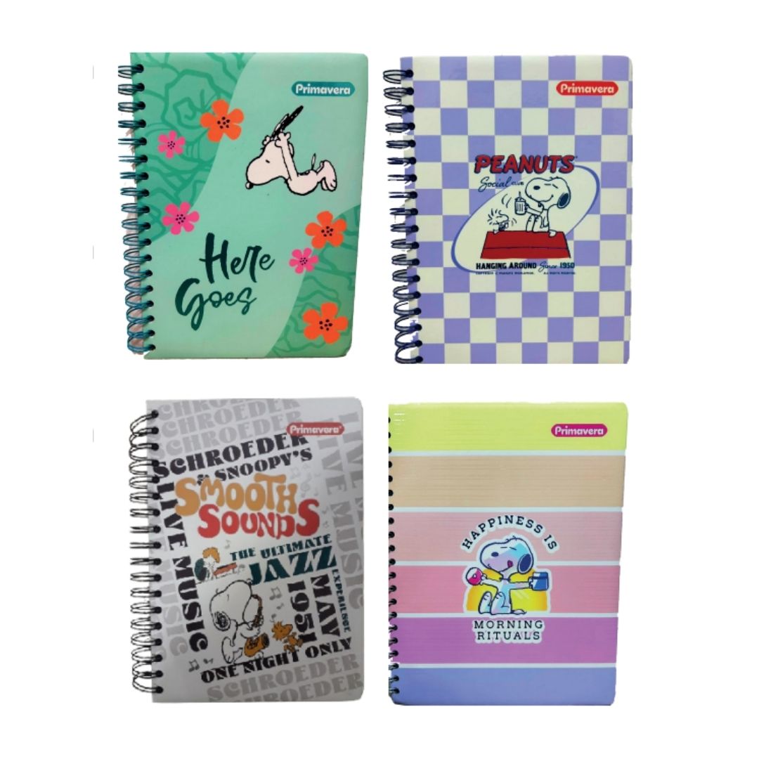 Cuaderno Primavera Cuadro 5 mm Mujer 95 Hojas