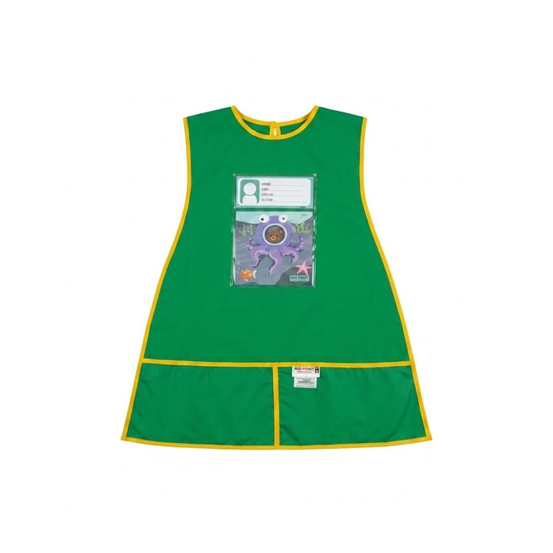 Delantal Red Point Plástico Verde Sin Manga Talla 08
