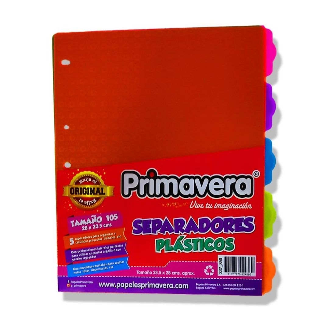 Separador Plástico Femenino Primavera 105
