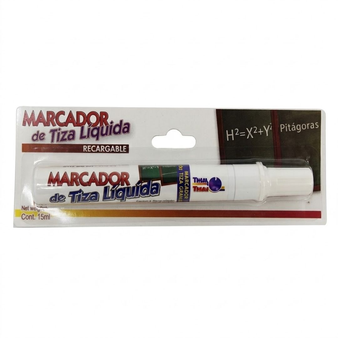 Marcador Tintas y Trazos Tiza Líquida Recargable