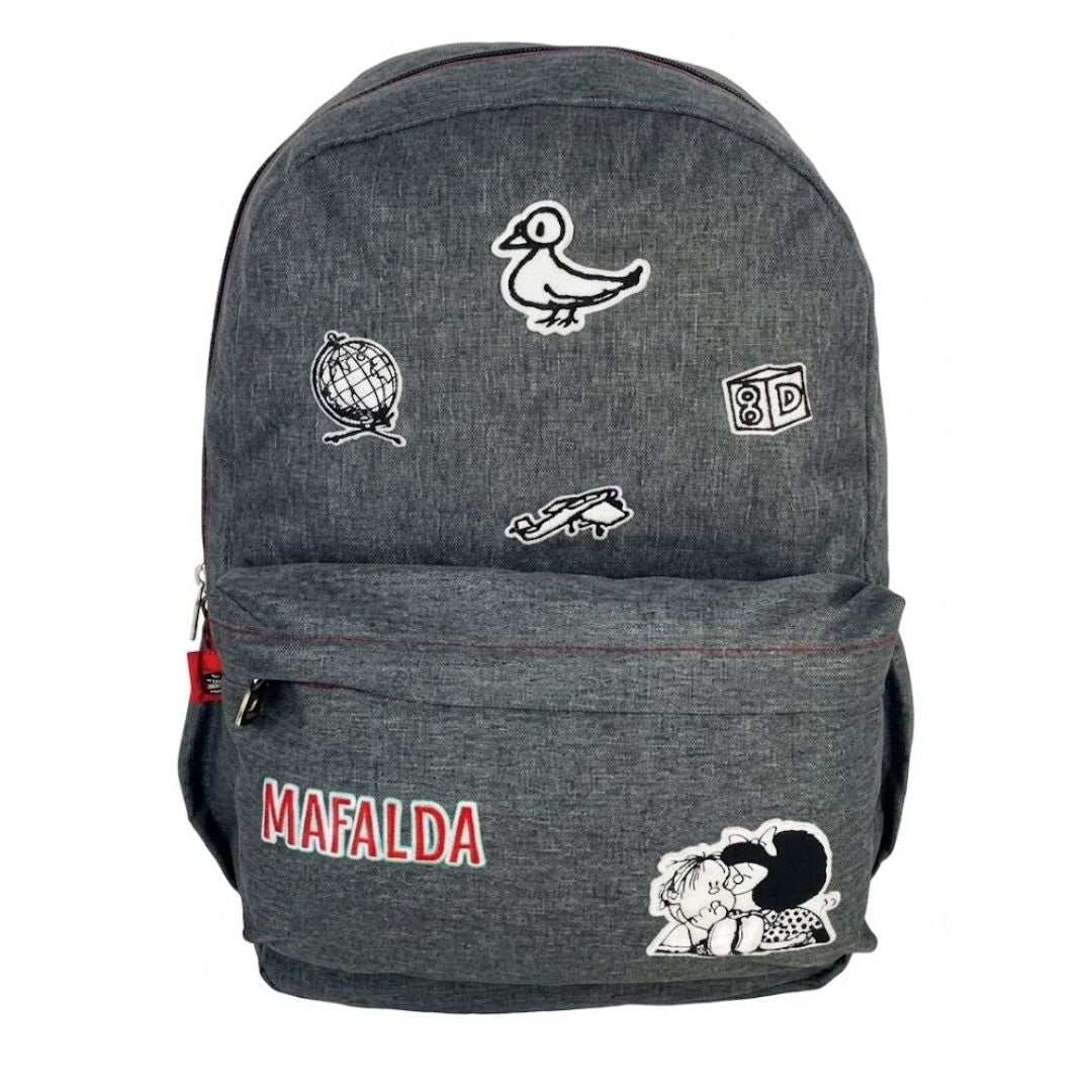 Morral Mafalda Multipersonajes con Parches
