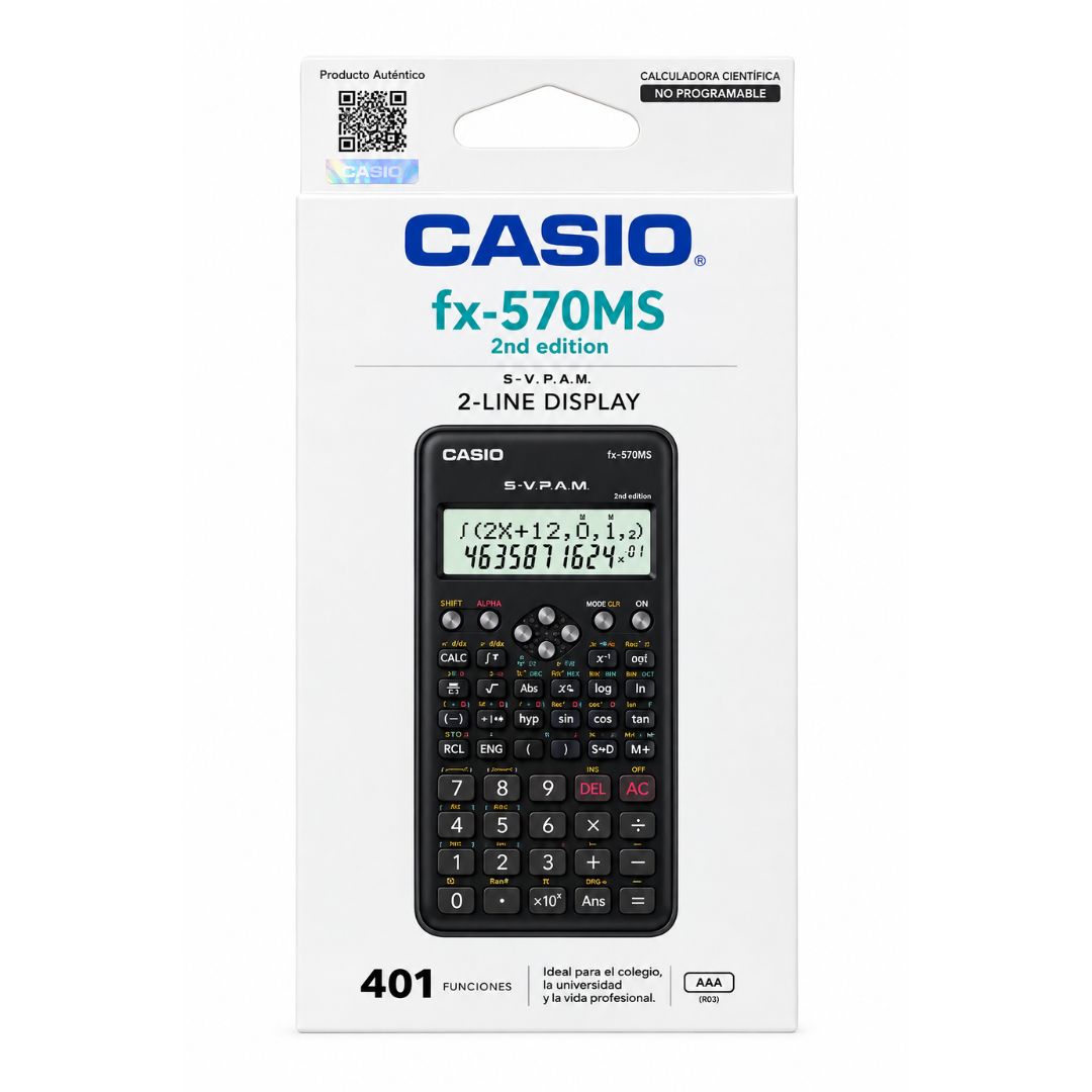 Calculadora Científica Casio FX-570MS