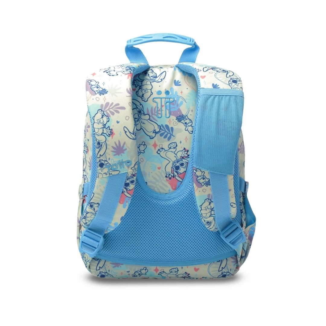 Morral Juvenil Stitch Tempera Porta Tablet 10 Blanco