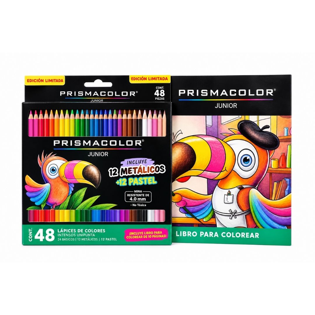 Colores Prismacolor 48 Unidades + Libro para Colorear