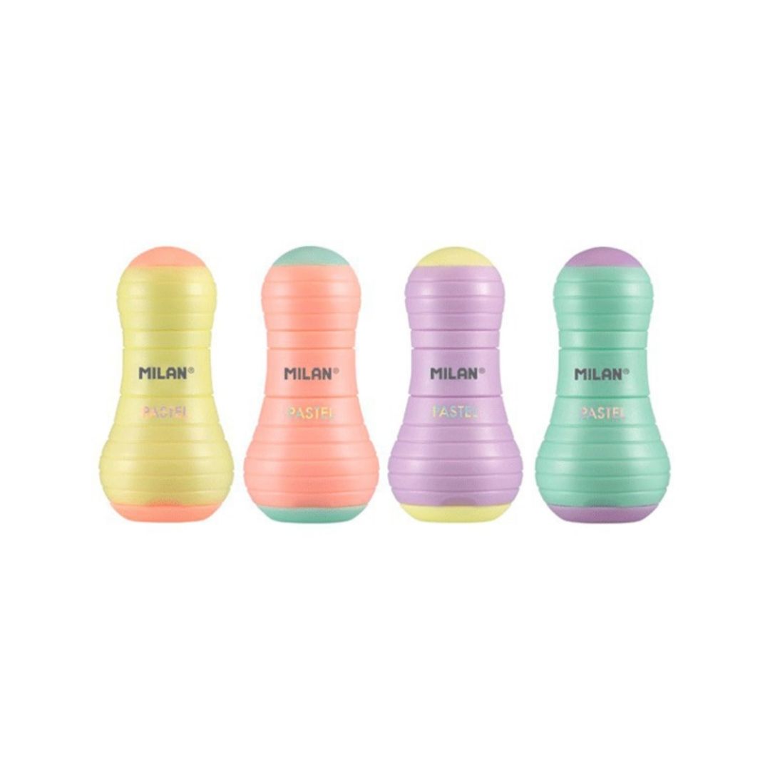 Borrador con Sacapuntas Milan Sway Pastel