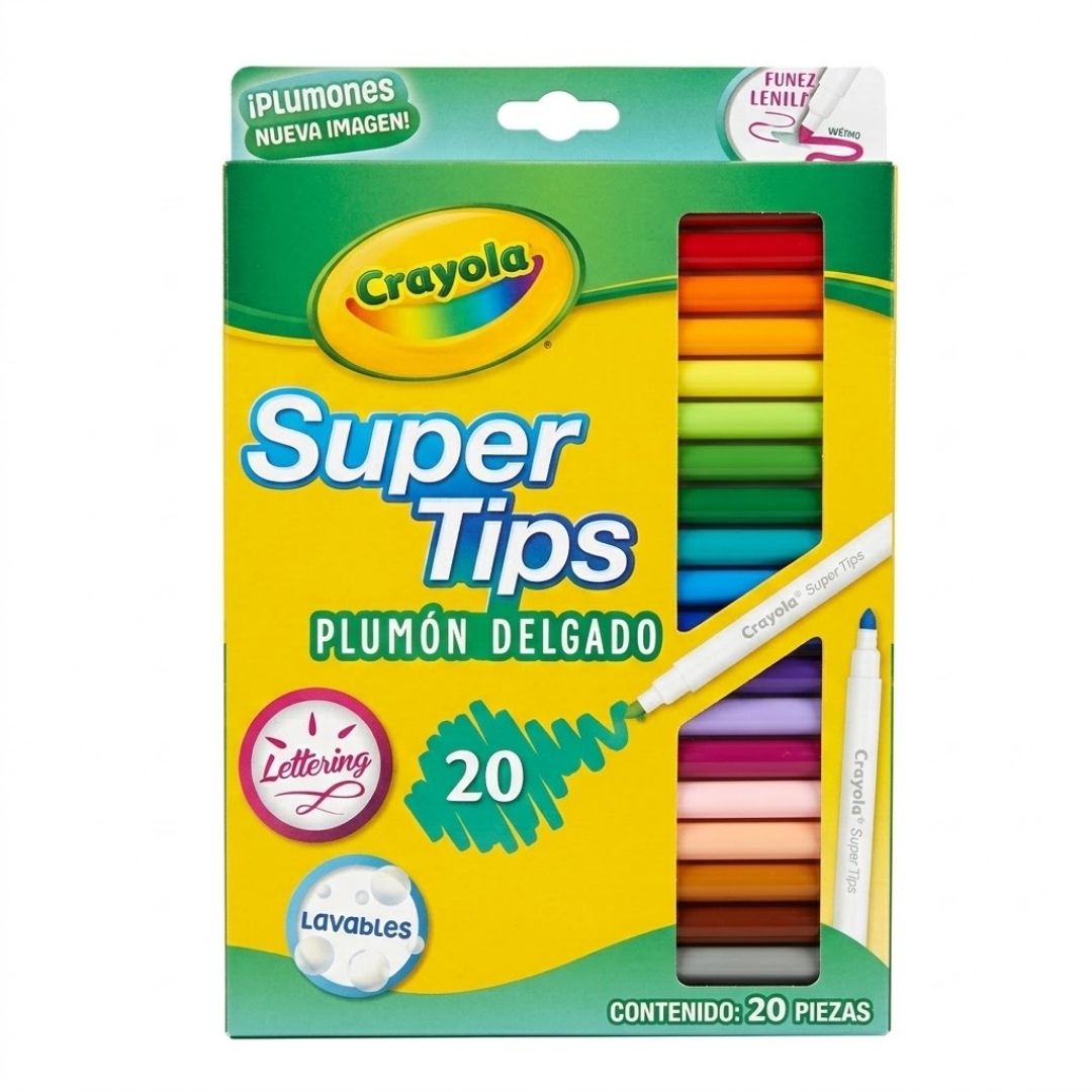 Plumón Crayola Supertips x 20