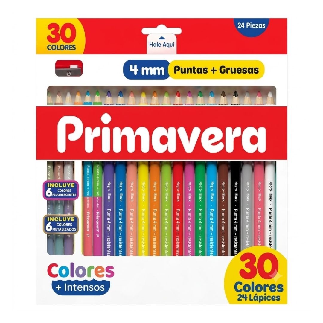 Lápices de Colores Primavera 24 Unidades