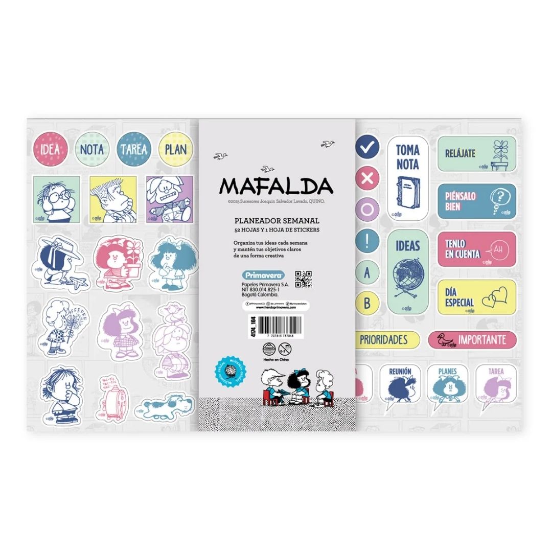 Planeador Semanal Mafalda