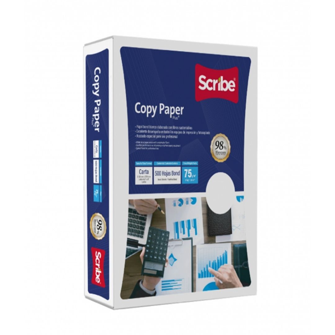 Resma Oficio Bond Scribe 70g x500
