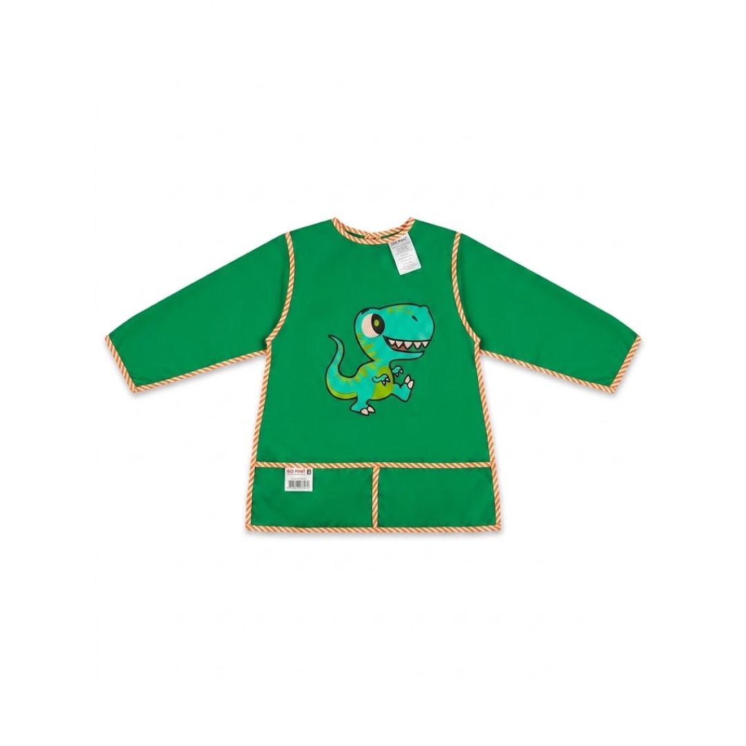Delantal Red Point Kids Verde con Manga Talla 06