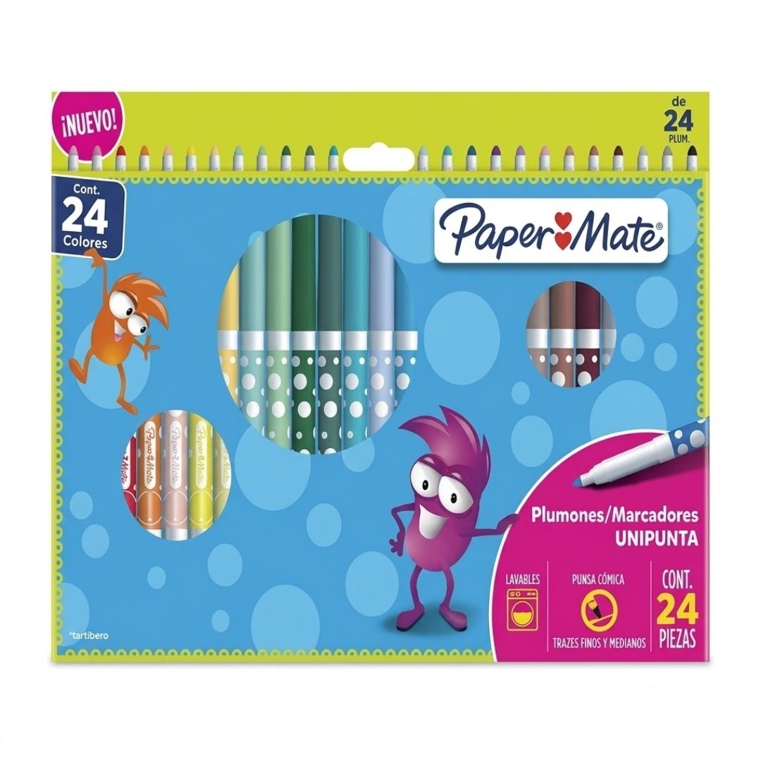 Plumón Paper Mate Unipunta x 12
