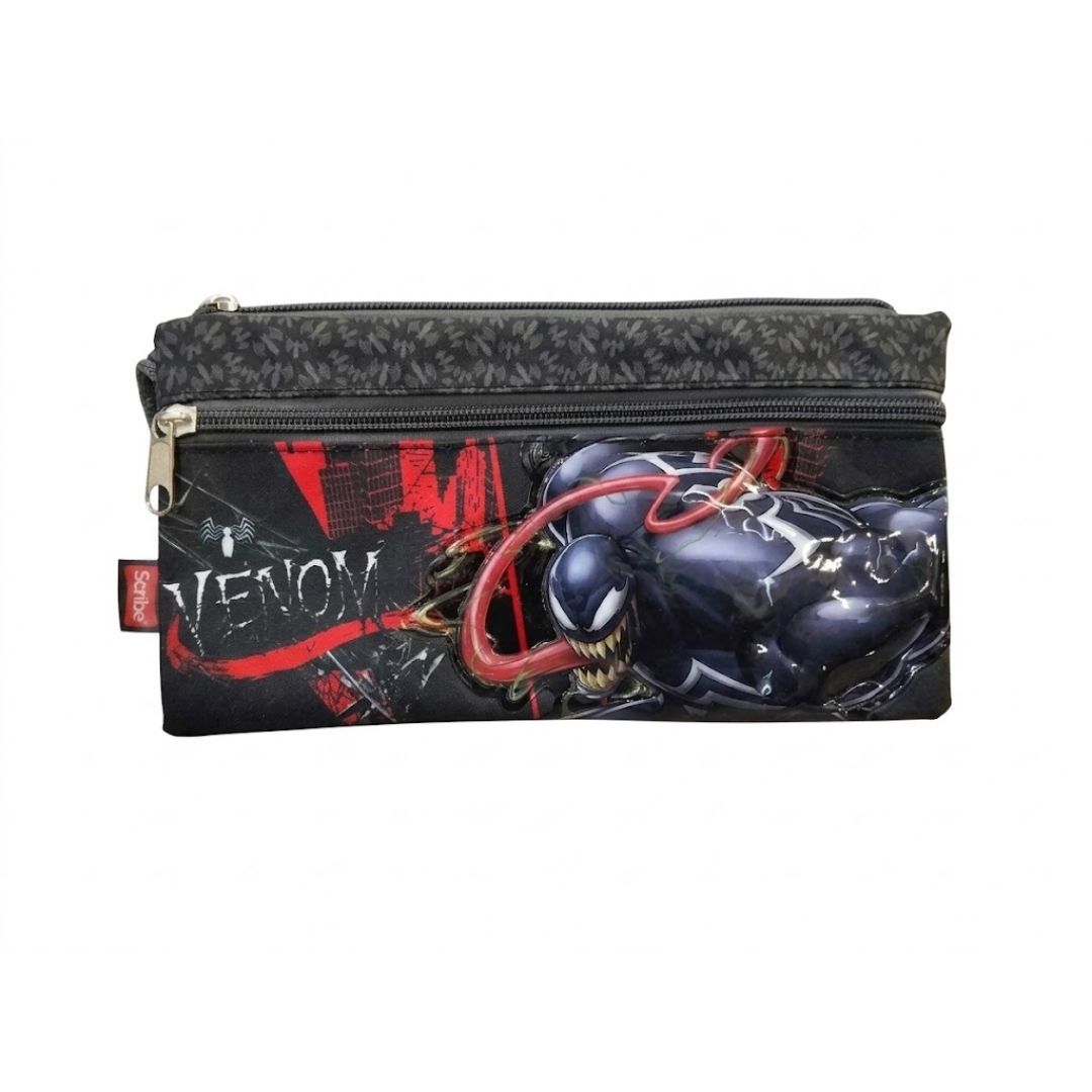 Cartuchera Scribe Venom 3 Compartimentos
