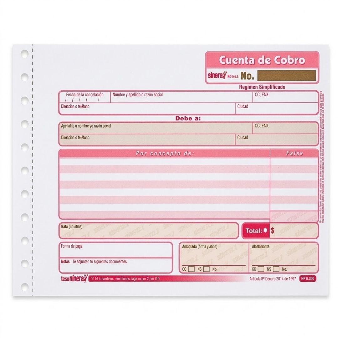 Cuenta Cobro Minerva 2514A x50