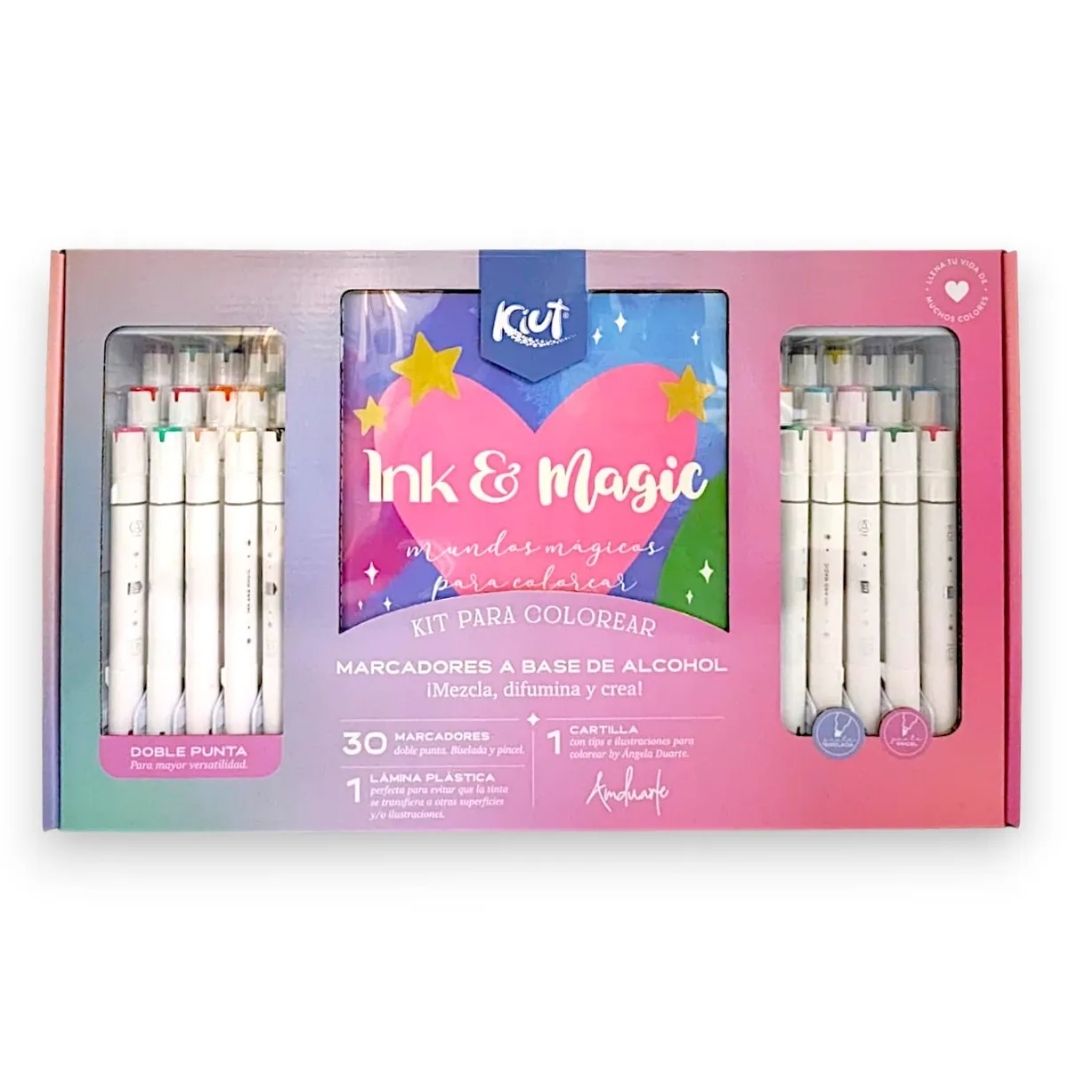 Kit para Colorear Kiut Ink and Magic