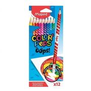 Colores Maped Colorpeps Oops Borrables X 12