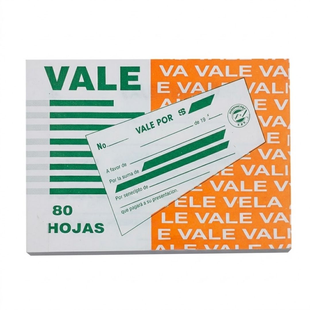Talonario Vale CIO x80