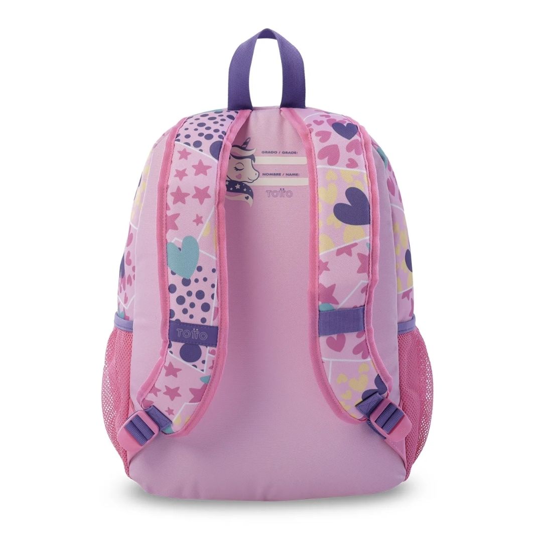 Morral Escolar Zafiro Walt para Niña Mediano