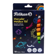 Marcador Gráfico 752 Pelikan Metálico x 10