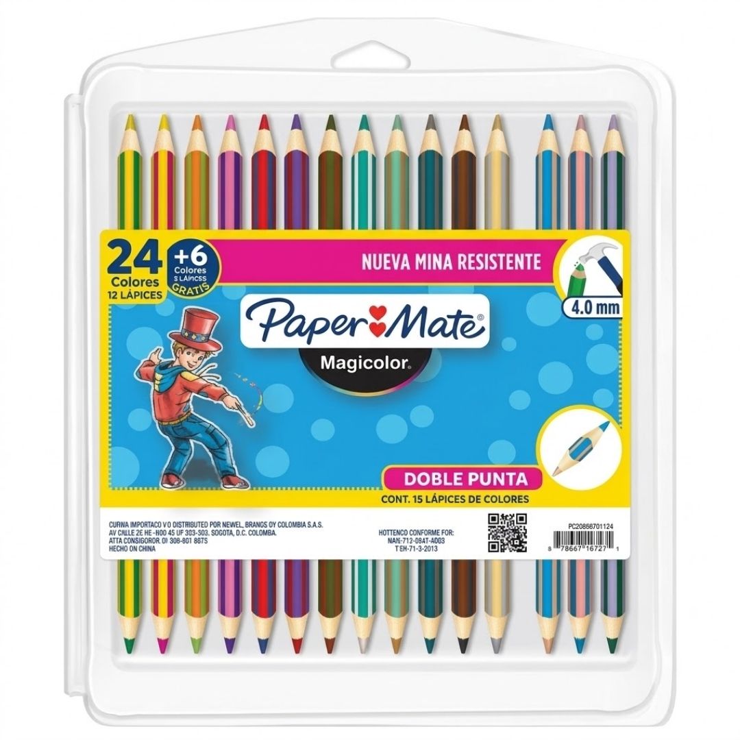 Colores Magicolor 12/24 + 3/6 Doble Punta