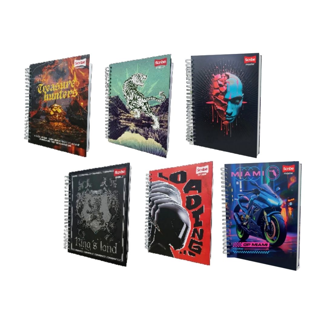Cuaderno Scribe Master 105 Cuadro 7 mm Masculino
