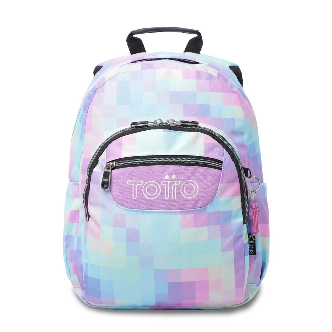 Morral Porta PC 13 Gommas Glitter Azul