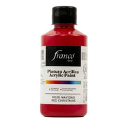 Pintura Acrílica Franco Arte Rojo Navidad 250 ml