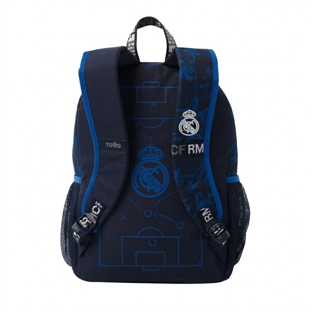 Morral Escolar Real Madrid Mediano Azul