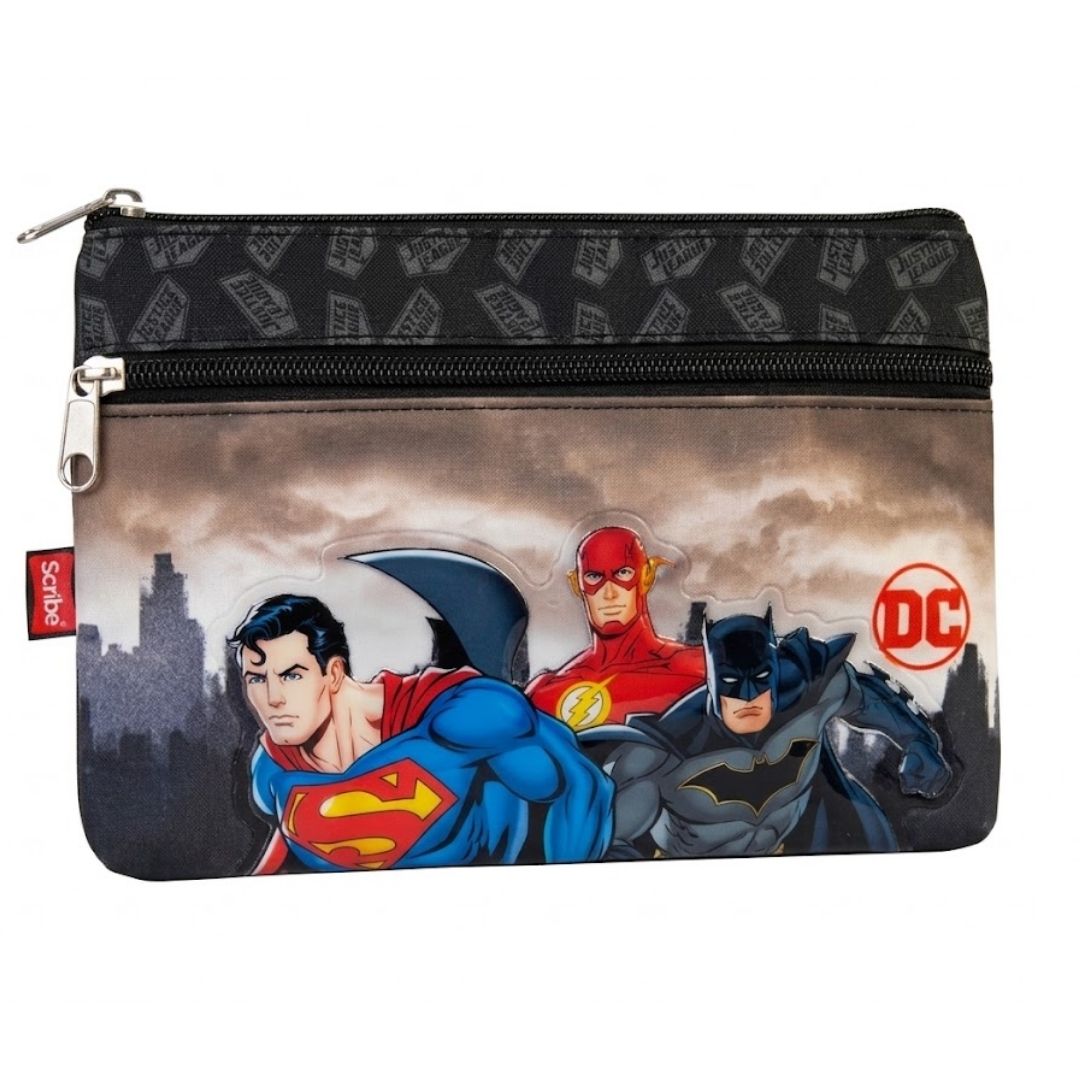 Cartuchera Scribe Universo DC 2 Compartimentos