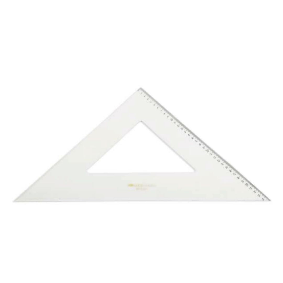 Escuadra Faber-Castell 45° de 50 cm