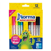 Marcador Norma Lavable x 12