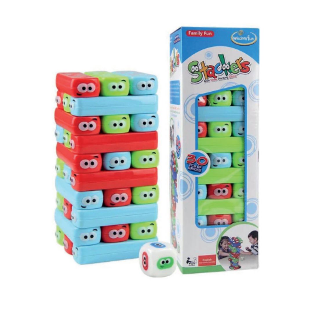 Juego de Bloques Apilables de Madera