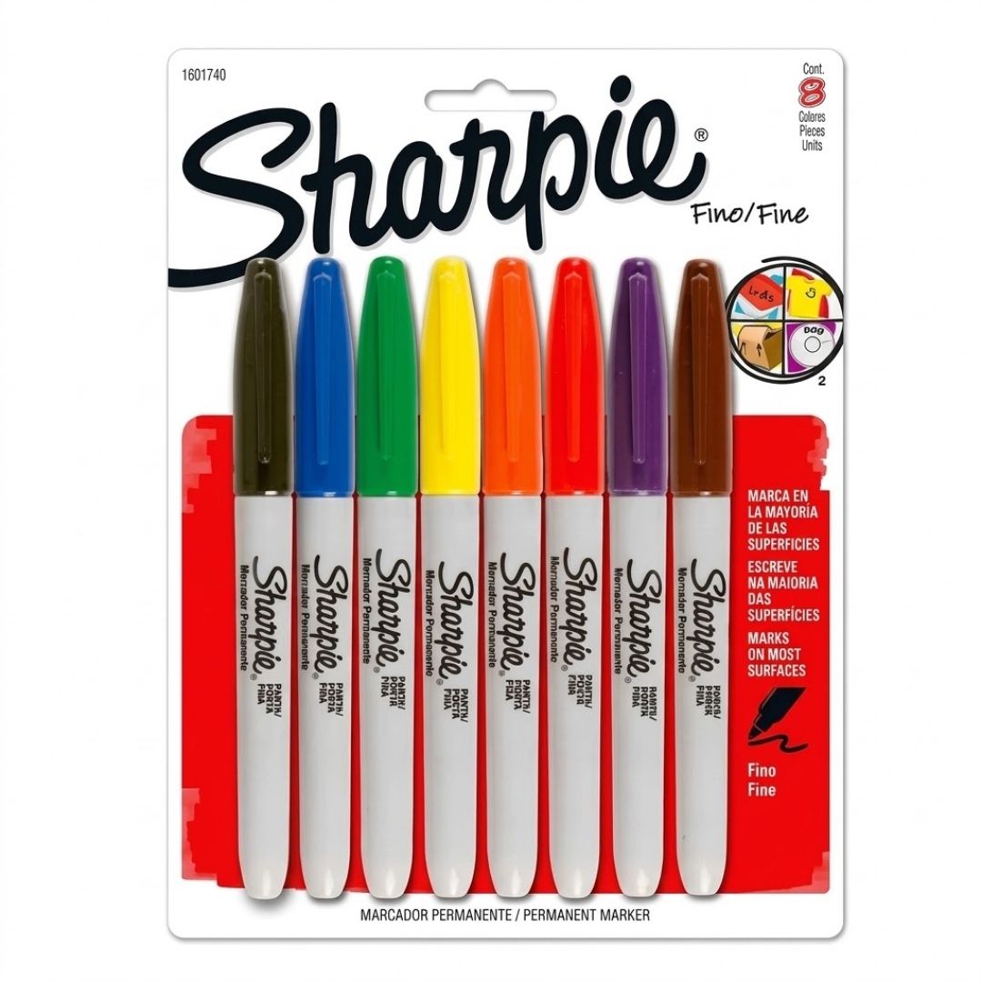 Marcador Sharpie Colores Surtidos x 8