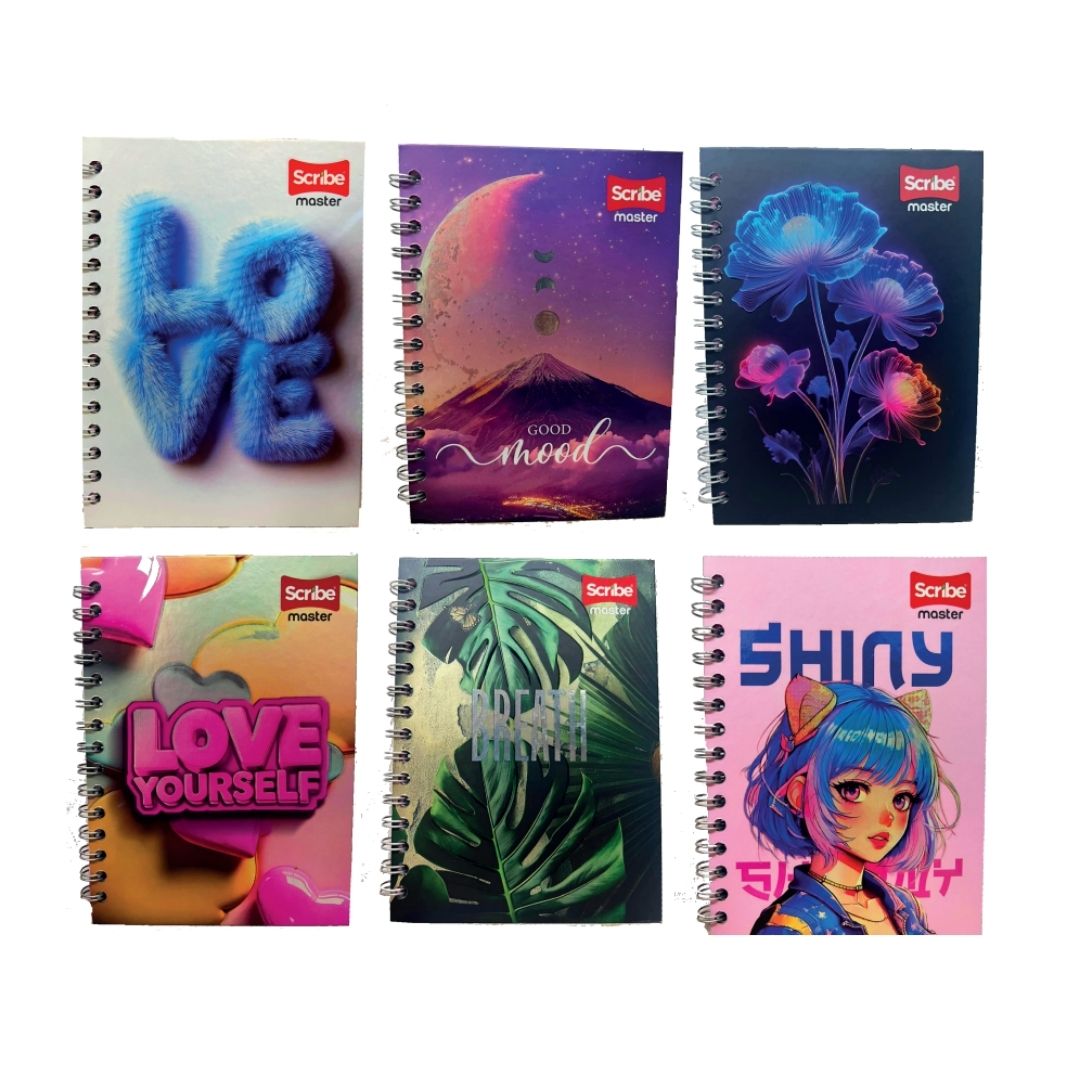 Cuaderno Scribe Master Línea de 80 Hojas