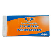 Talonario Parqueadero x50