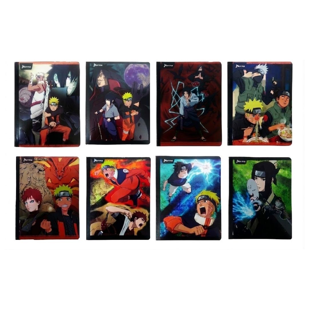 Cuaderno Cosido Norma Naruto 100 Hojas