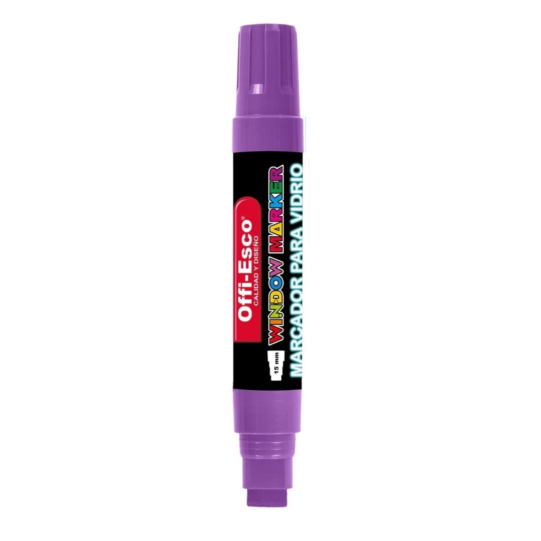 Marcador de Ventana Offi-Esco Neón Morado 15 mm