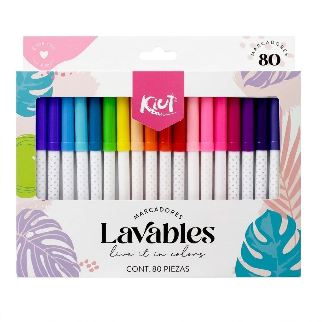Marcador Kiut Lavable x 80