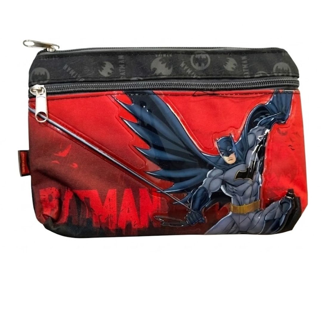 Cartuchera Scribe Batman 2 Bolsillos