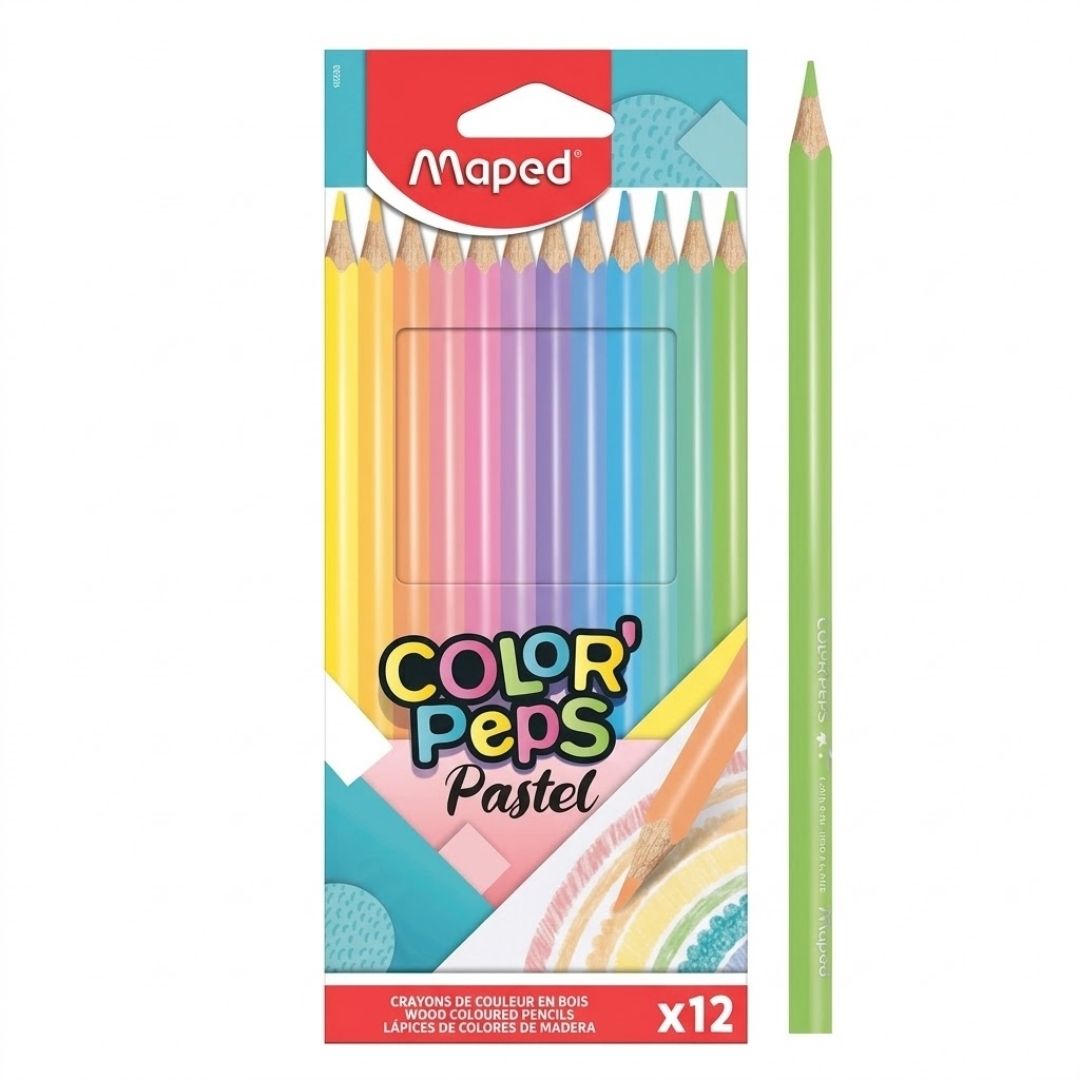 Colores Maped Colorpeps Pastel X 12