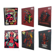 Cuaderno Scribe Deadpool Líneas de 80 Hojas