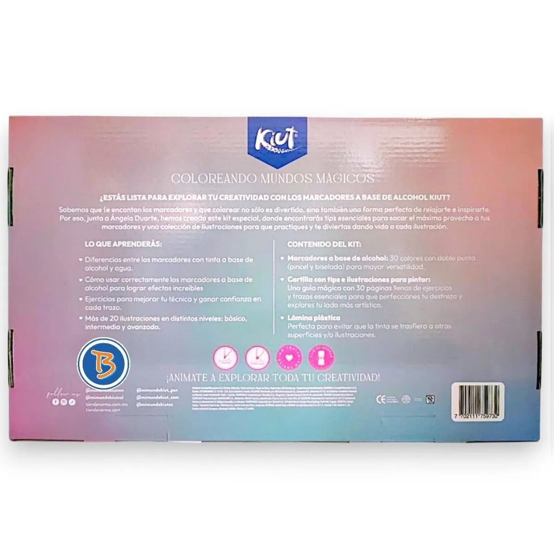 Kit para Colorear Kiut Ink and Magic
