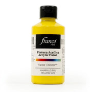 Pintura Acrílica Franco Arte Amarillo Sol 250 ml