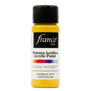 Pintura Acrílica Franco Arte Amarillo Vivo 60 ml