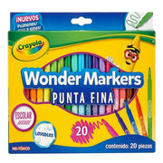 Plumón Crayola Wonder Markers x 20